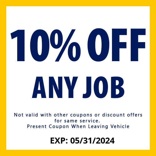 10% Off Any Job Coupon - Better Than Ever Auto Body & Auto Sales